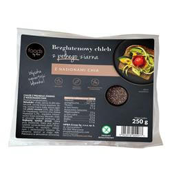 Bezglutenowy chleb z pełnego ziarna z nasionami chia