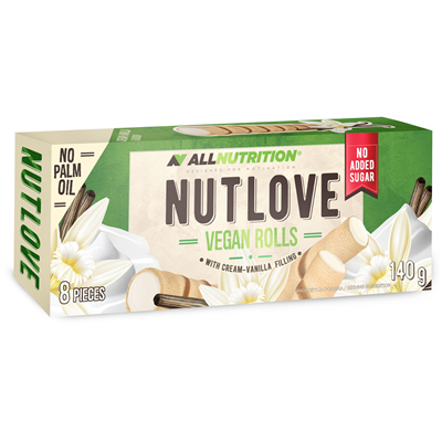 ALLNUTRITION NUTLOVE Vegan Rolls Cream-Vanilla