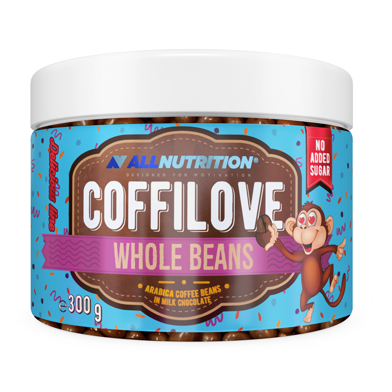 ALLNUTRITION COFFILOVE Ziarna Kawy W Mlecznej Czekoladzie