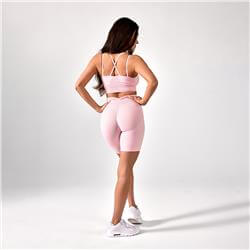 Szorty Push Up V Back Soft Pink
