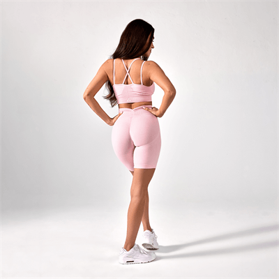 Szorty Push Up V Back Soft Pink