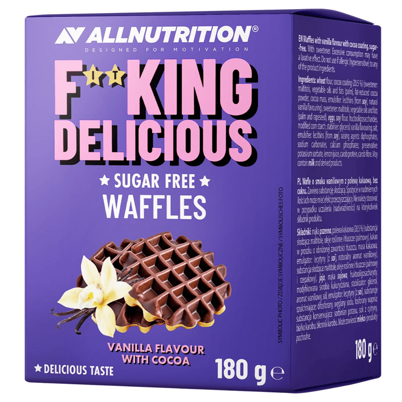 ALLNUTRITION Fitking Delicious Waffle Vanilla Flavour With Cocoa