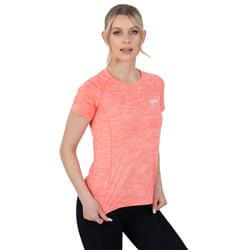 DAMSKI T-SHIRT DRY CORAL