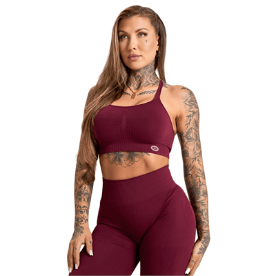 Gym Glamour Biustonosz Push Up 2.0 Merlot