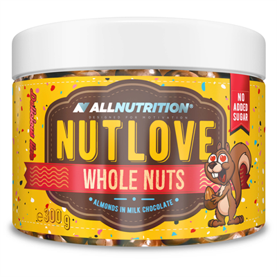 ALLNUTRITION Nutlove Wholenuts - Migdały W Mlecznej Czekoladzie 300g