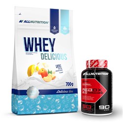 Redox Hardcore 2.0 90 kapsułek + Whey Delicious Protein 700g