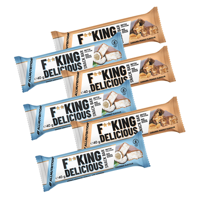 ALLNUTRITION 6X Fitking Snack Bar 40g