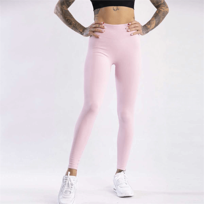 SFD WEAR Seamless Leggings Push UP Pink