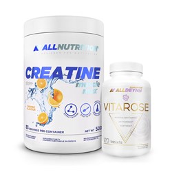 Creatine Muscle Max 500g + ALLDEYNN - VITAROSE 120tabletek