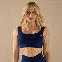 Bezszwowy Top Sportowy MIDNIGHT BLUE