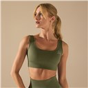 Bezszwowy Top Sportowy OLIVE (1 szt.)