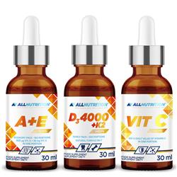 DROPS VIT A+E 30ml + D3 4000+K2 DROPS 30ml + DROPS VIT C 30ml