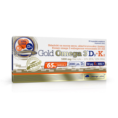Gold Omega 3 D3 + K2