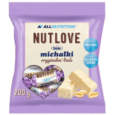 NUTLOVE Michałki Białe Proteinowe