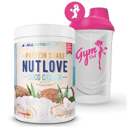 NUTLOVE Protein Shake Coco Crunch 630g + Shaker FitWomen