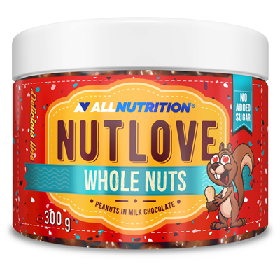Nutlove Wholenuts - Arachidy W Mlecznej Czekoladzie 300g