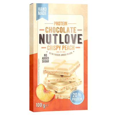 Protein Chocolate Nutlove Crispy Peach