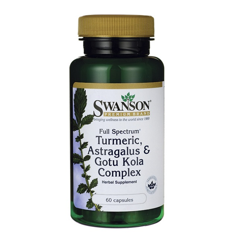 Swanson Full Spectrum Turmeric, Astragalus & Gotu Kola Complex
