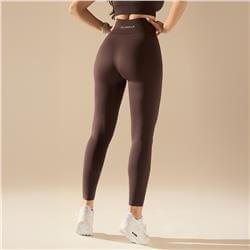 Bezszwowe legginsy BASIC CHOCOLATE