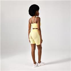 Szorty Push Up V Back Butter Yellow
