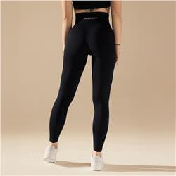 Bezszwowe legginsy BASIC BLACK