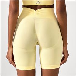 Szorty Push Up V Back Butter Yellow