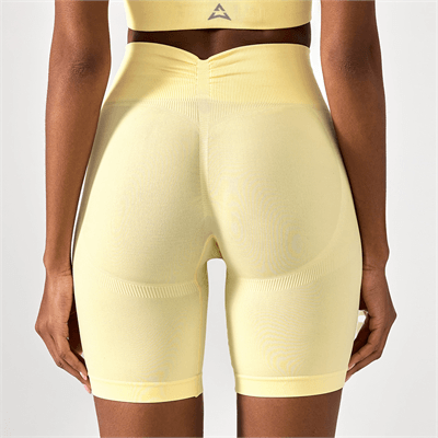 Szorty Push Up V Back Butter Yellow