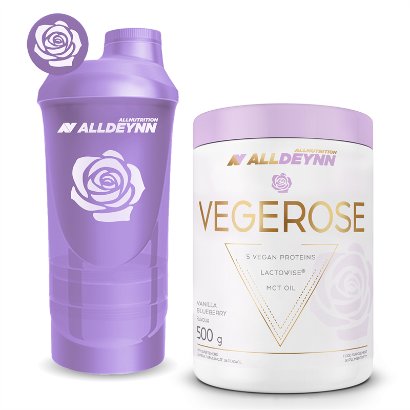 ALLDEYNN VEGEROSE 500g + SHAKER VIOLET