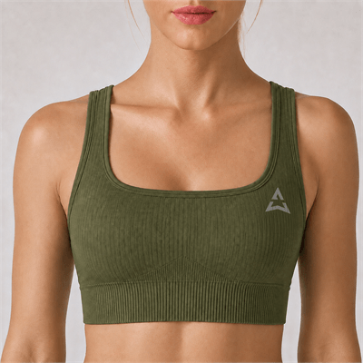 Bezszwowy Top Sportowy OLIVE