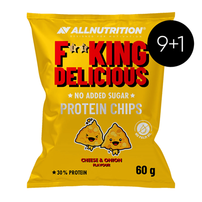 ALLNUTRITION 9+1 Gratis Fitking Delicious Protein Chips 60g