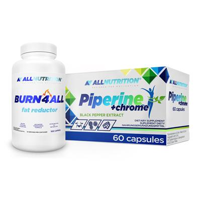 ALLNUTRITION Burn4All 100caps + Piperine+Chrom 60caps