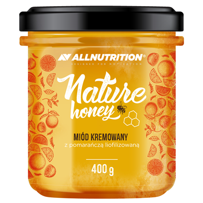 ALLNUTRITION Miód kremowany z pomarańczą