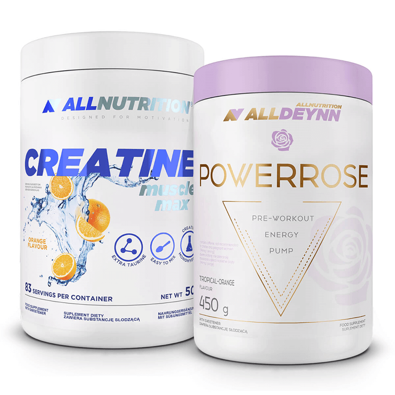 ALLNUTRITION Creatine Muscle Max 500g + ALLDEYNN - POWERROSE 450g