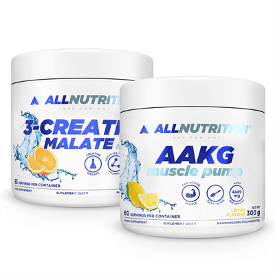 ALLNUTRITION AAKG Muscle Pump (300g) + 3-Creatine Malate (250g)