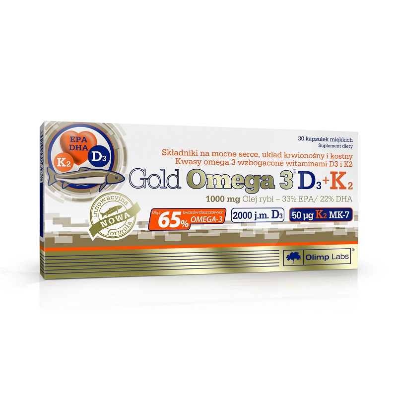 Olimp Gold Omega 3 D3 + K2