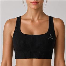 Bezszwowy Top Sportowy BLACK