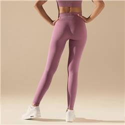 Bezszwowe legginsy BASIC DUSTY ROSE