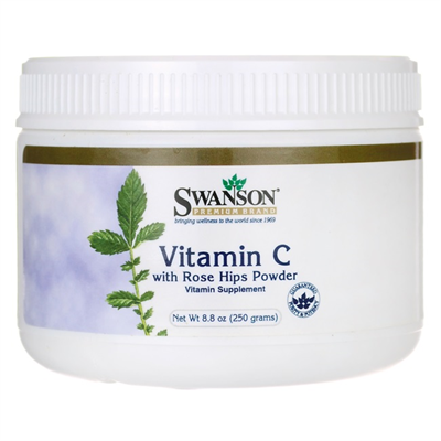 Swanson Vitamin C with Rose Hips Powder